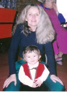 Momma and the SuperKid many moons ago...